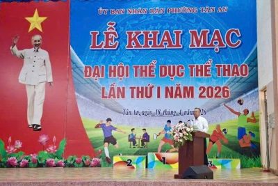 ĐẠI HỘI TDTT LẦN THỨ NHẤT NĂM 2026 PHƯỜNG TÂN AN